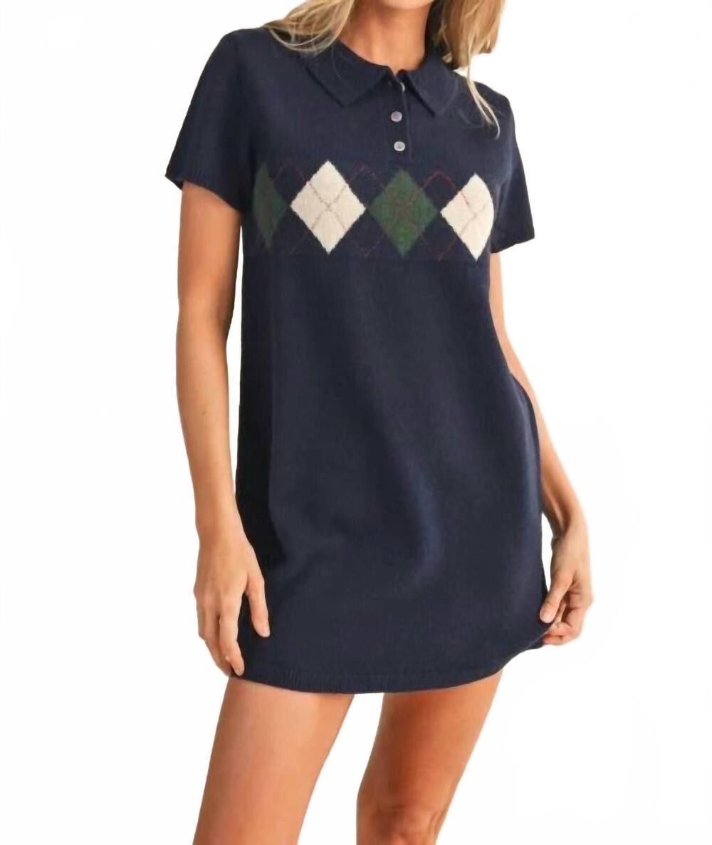 NEW KLESIS nikki sweater mini dress in pattern